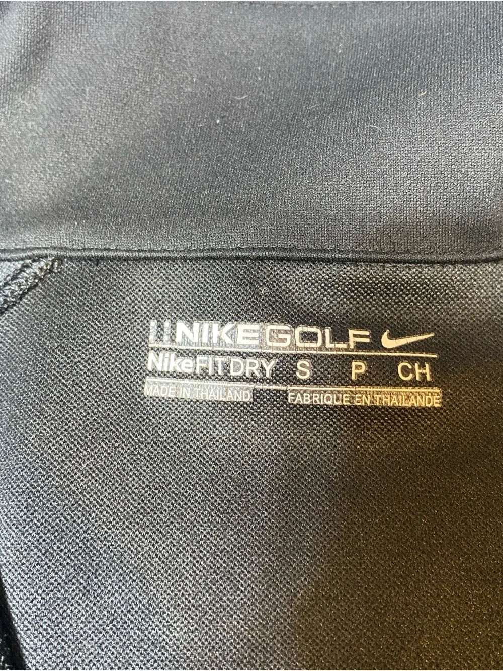 Nike Golf Indianapolis Motor Speedway 1/4 Zip Pullover Jacket Black Men’s Small